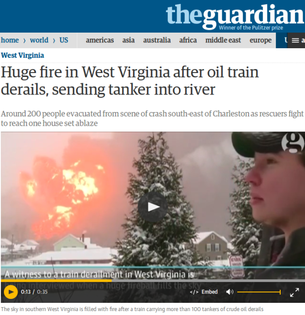 west visginia explosion train